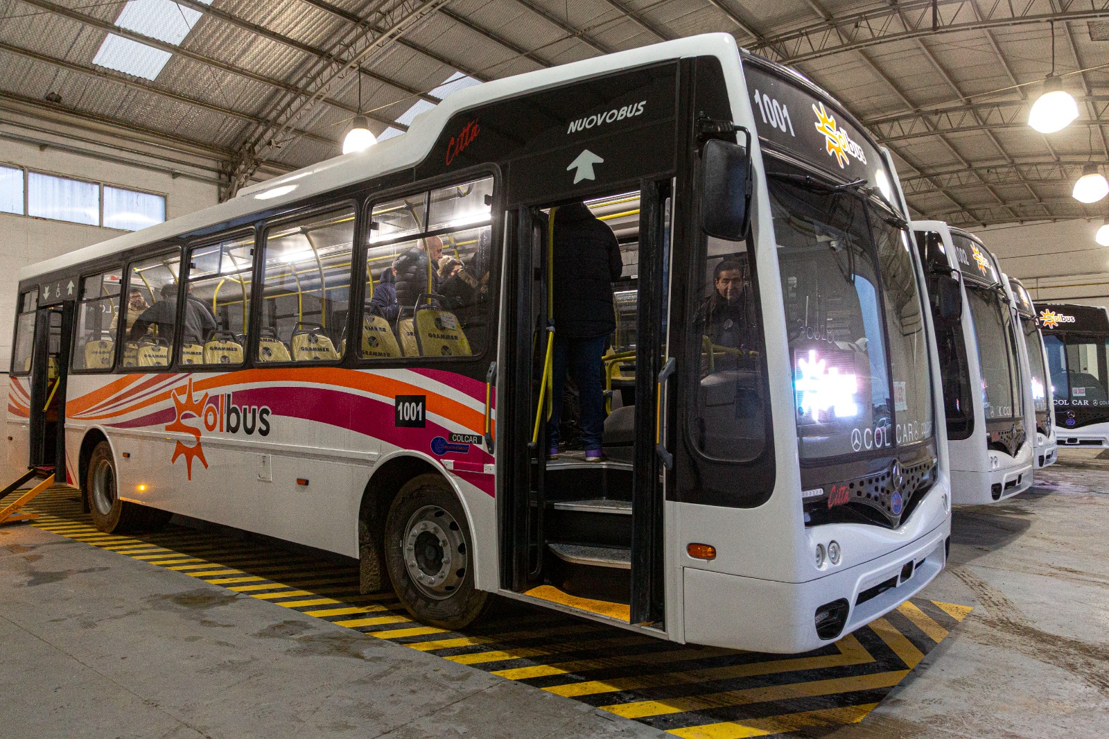 Othar recorrió la base de Solbus tras el inicio del nuevo sistema de transporte