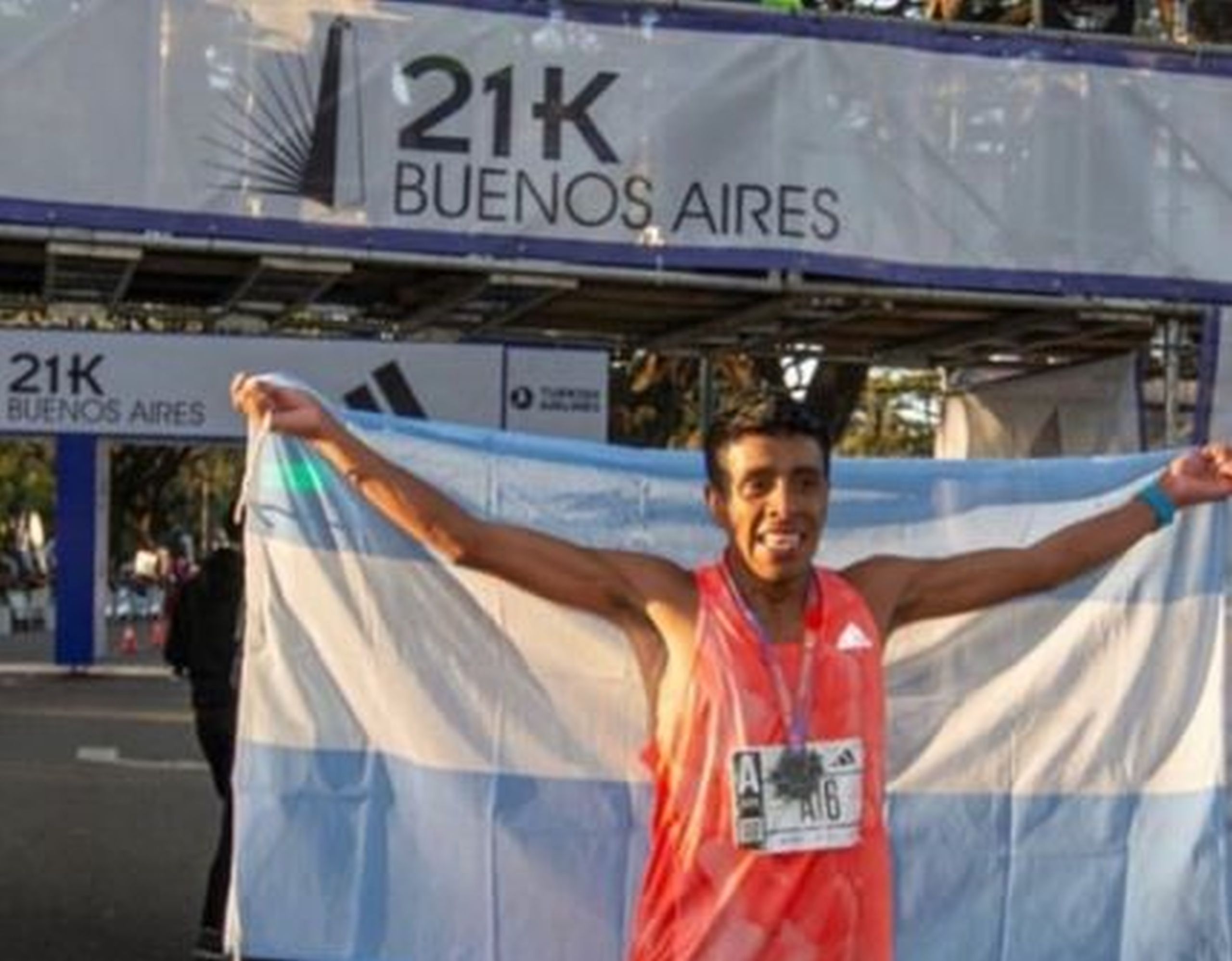 David Rodríguez fue subcampeón argentino en la Media Maratón de Buenos Aires