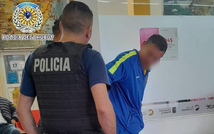 Detienen a un hombre con pedido de captura en la Terminal de Ómnibus de Comodoro