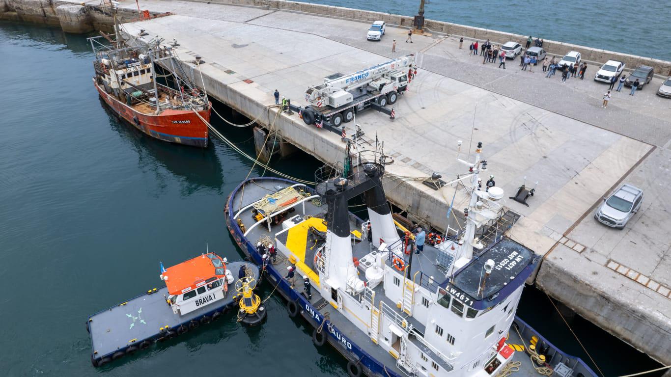 Fue instalada la boya oceanográfica en el Golfo San Jorge