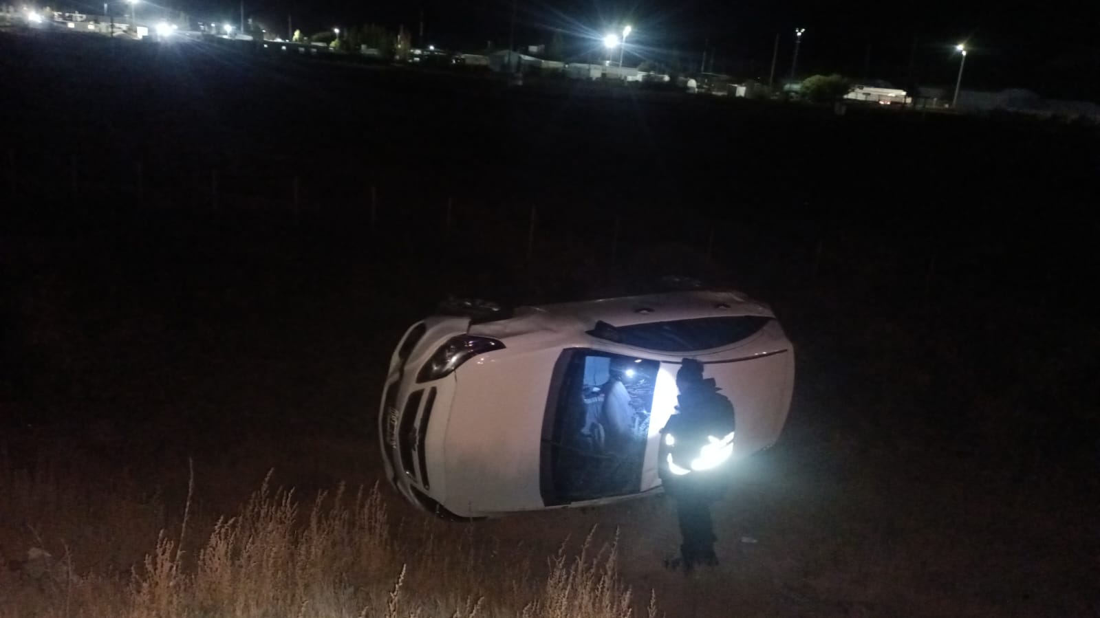 Investigan vuelco de un vehículo hallado sin ocupantes en Ruta 26