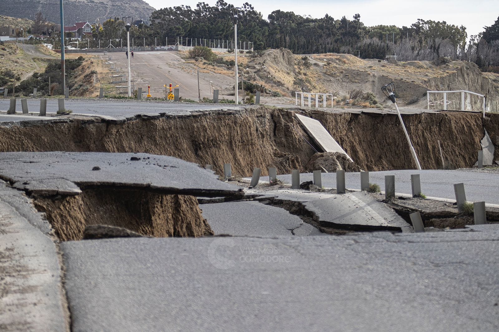 Pasó lo inevitable: Se desmoronó la Ruta 3