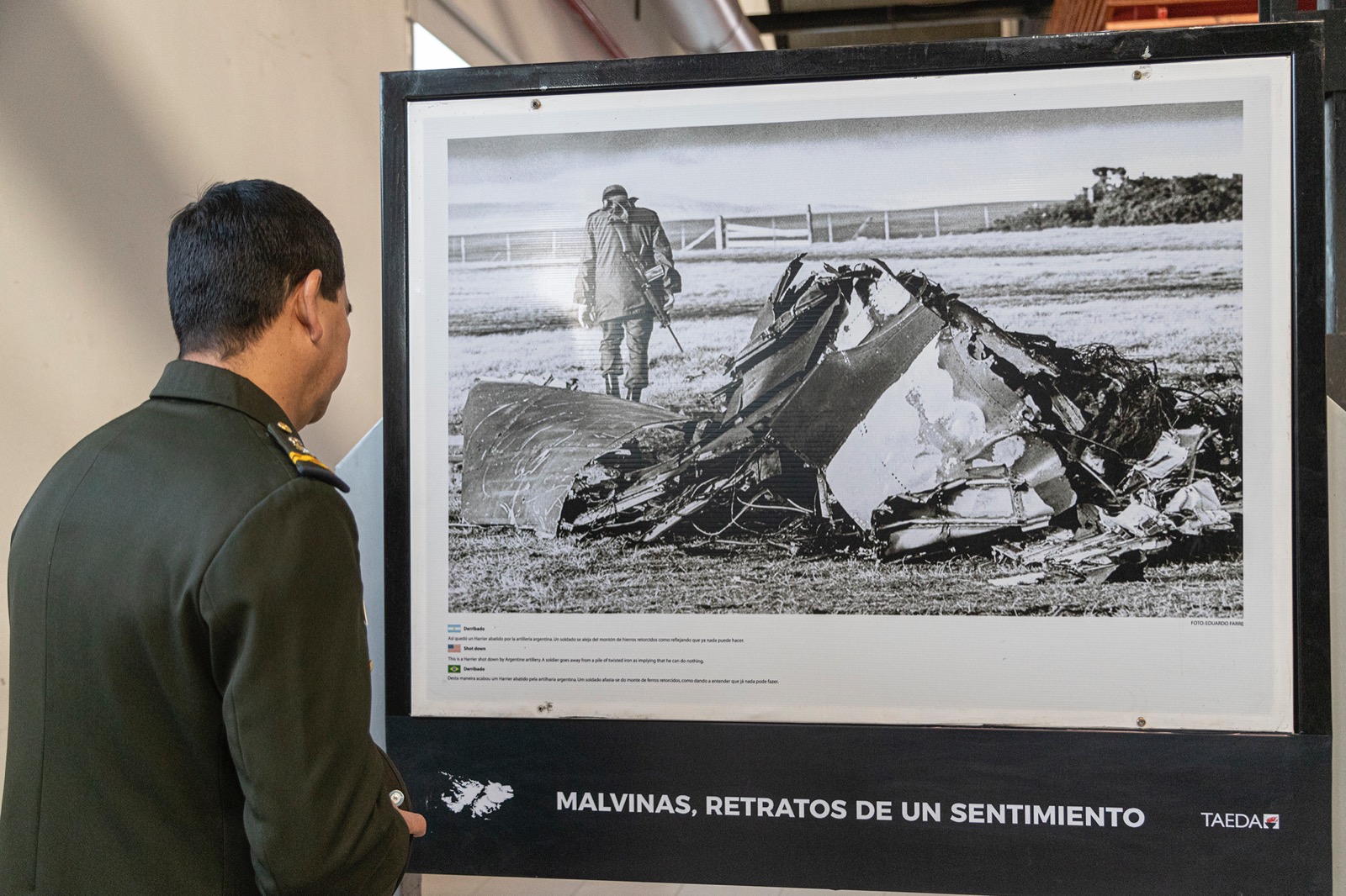 Se concretó la apertura de la muestra “Malvinas, retrato de un sentimiento”