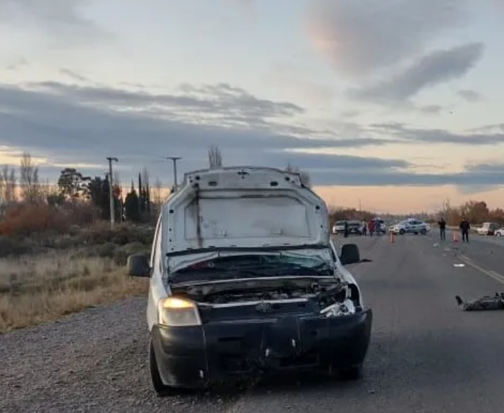 Tragedia en Trelew: un hombre murió atropellado al cruzar la Ruta 3