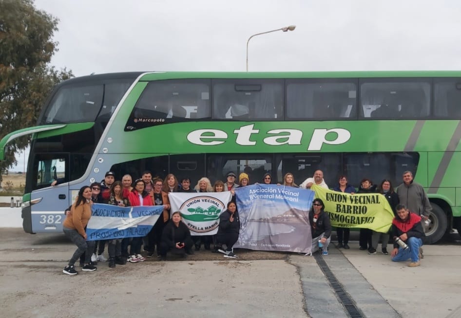 Vecinalistas de Comodoro viajan a Cordoba para participar de un Congreso Nacional e Internacional de Vecinales